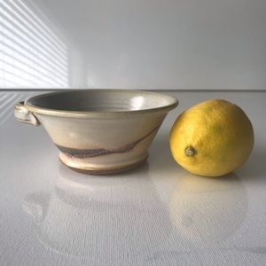 Vintage Studio Pottery Small Ceramic Dish w/handle